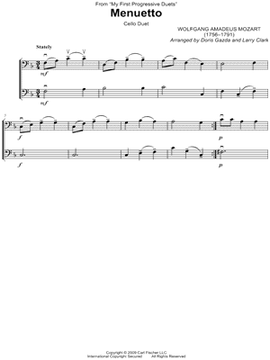 Menuetto - Cello Duet