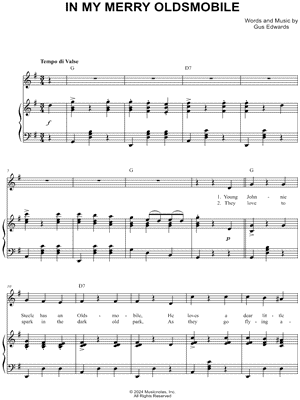 In My Merry Oldsmobile