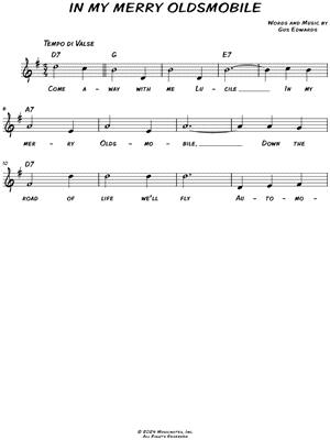 In My Merry Oldsmobile