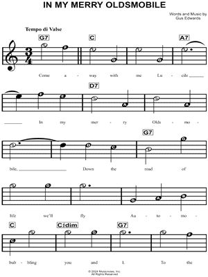 In My Merry Oldsmobile