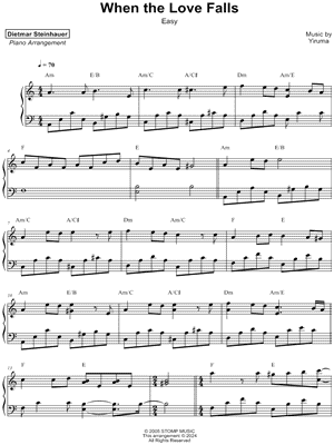 When the Love Falls [easy]