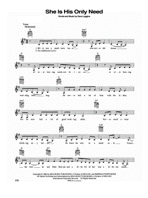 She Is His Only Need