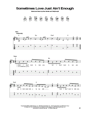 Sometimes Love Just Ain't Enough