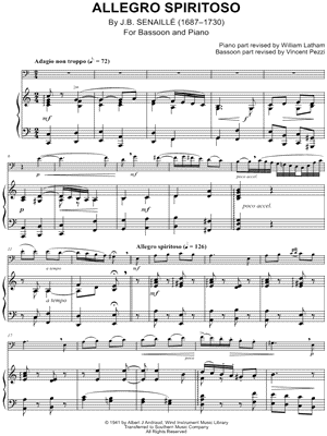 Allegro Spiritoso - Bassoon & Piano