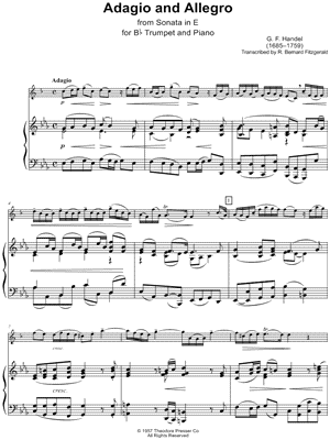 Adagio and Allegro - Trumpet & Piano