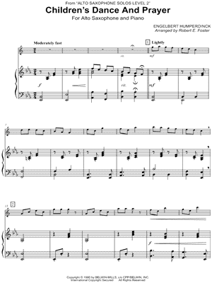 Children's Dance and Prayer - Alto Saxophone & Piano