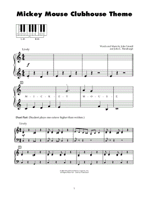 Mickey Mouse Clubhouse Theme