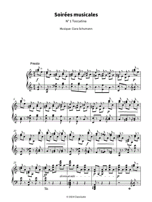 Soirées musicales: No 1 Toccatina