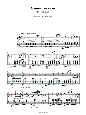Soirées musicales: No 6 Polonaise