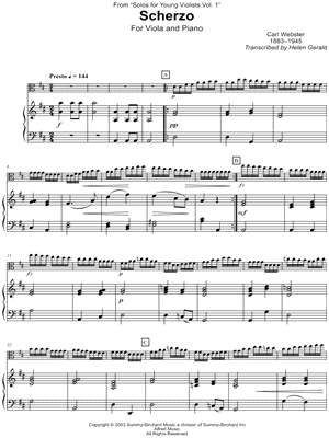 Scherzo - Viola & Piano