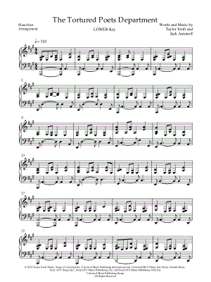 The Tortured Poets Department [lower key]