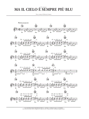 Ma Il Cielo È Sempre Piu Blu