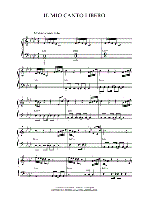Il mio canto libero