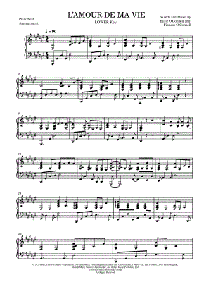 L'AMOUR DE MA VIE [lower key]