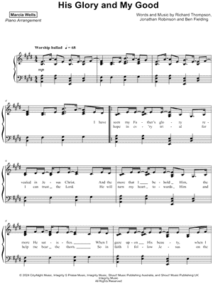 His Glory and My Good (CityAlight)