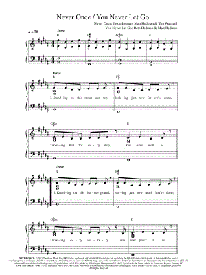 Never Once / You Never Let Go