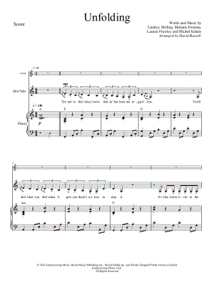 Unfolding - Violin, Voice & Piano