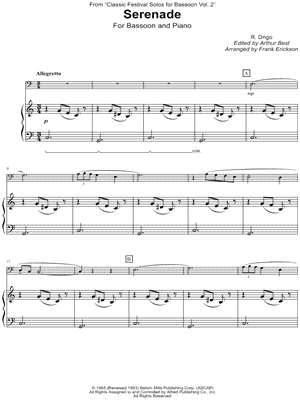 Serenade - Bassoon & Piano
