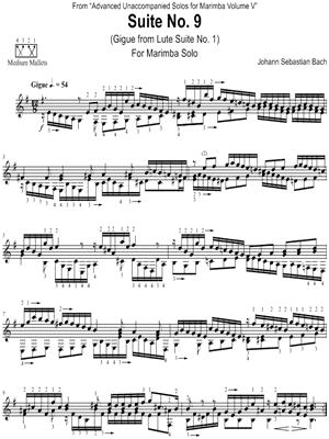 Suite No. 9 (Gigue from Lute Suite No. 1)