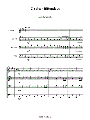 Die alten Rittersleut