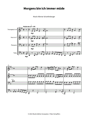 Morgens bin ich immer müde