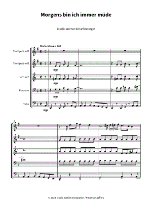 Morgens bin ich immer müde