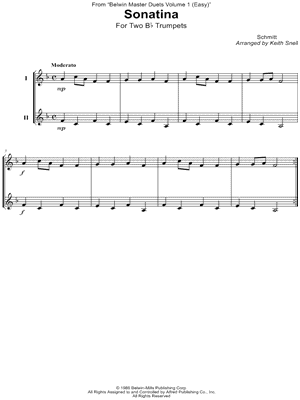 Sonatina - Trumpet Duet