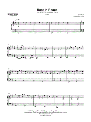 Rest in Peace (The Undertaker's Theme) [easy]