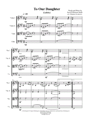 To Our Daughter (Lullaby)