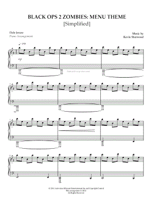 Black Ops 2 Zombies Menu Theme [simplified]