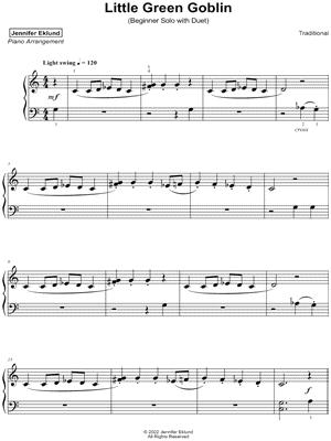 Little Green Goblin [beginner solo with duet]