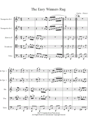 The Easy Winners - Brass Quintet
