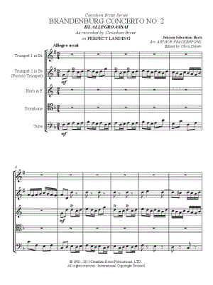 Brandenburg Concerto No. 2 - Brass Quintet