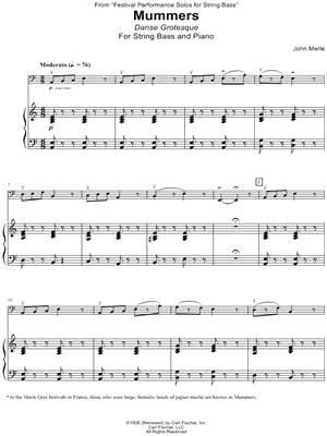 Mummers - Double Bass & Piano