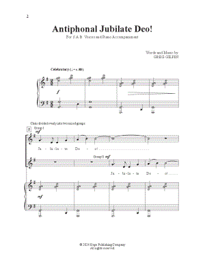 Antiphonal Jubilate Deo!