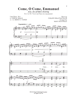 Come, O Come, Emmanuel (with Jesu, Joy of Man's Desiring)