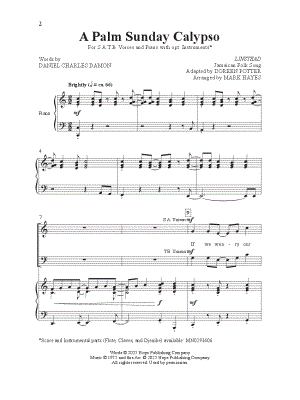 A Palm Sunday Calypso