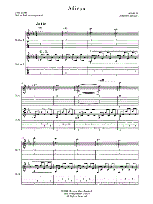 Adieux - Guitar Duet