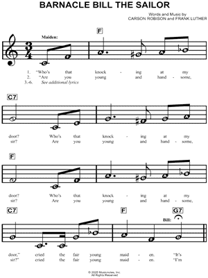 Barnacle Bill the Sailor