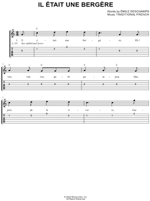 Il etait une bergere (There Was a Little Maiden)