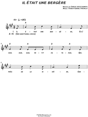 Il etait une bergere (There Was a Little Maiden)