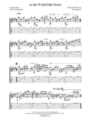 As the World Falls Down