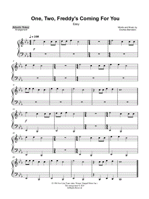 One, Two, Freddy's Coming for You [easy]