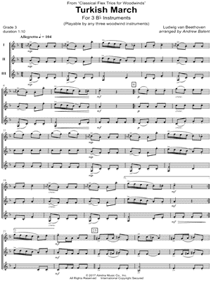 Turkish March - Bb Flex Trio