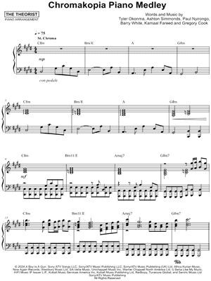 Chromakopia Piano Medley