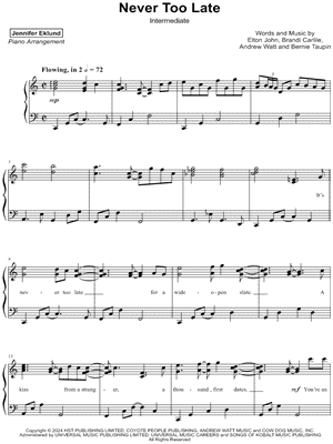 Never Too Late [intermediate]