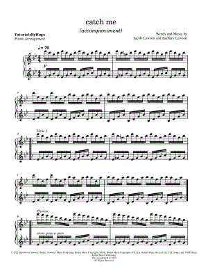 catch me [accompaniment only]