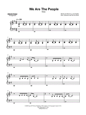 We Are the People [easy]