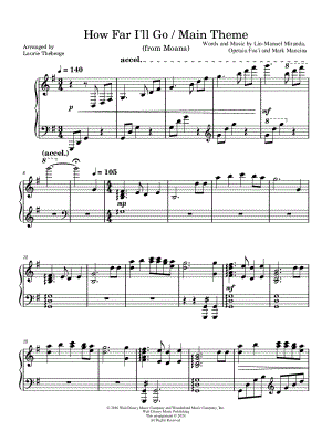 How Far I'll Go / Main Theme