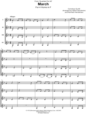 March - French Horn Quartet